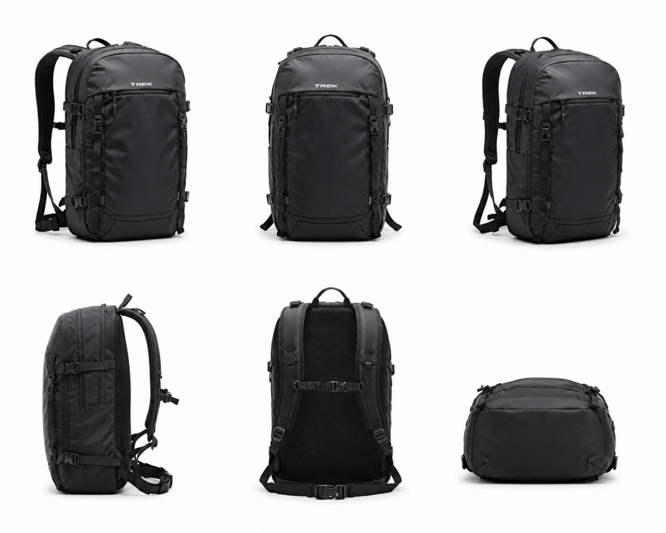 Trek Backpacks — Vues studio multi-angles