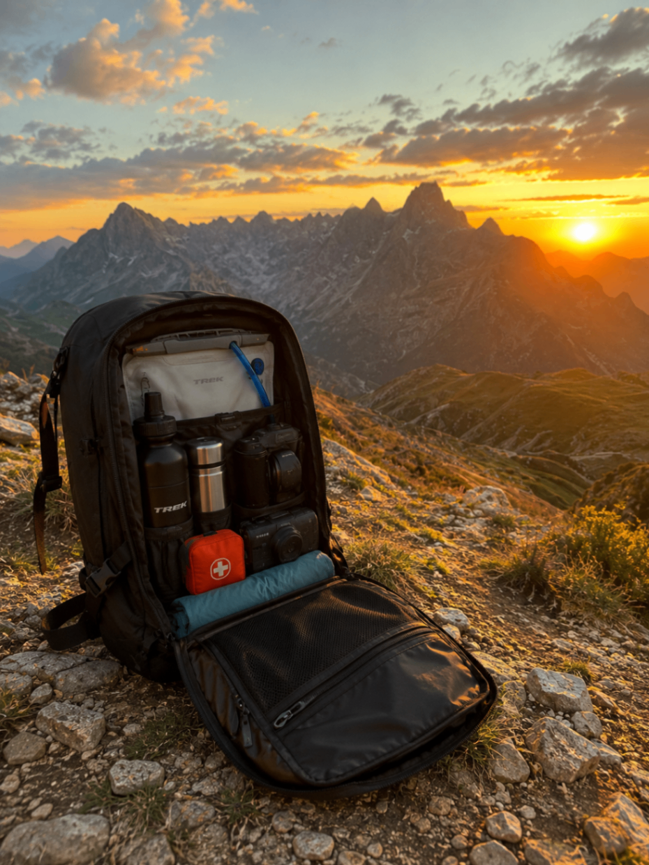 Trek Backpacks — Contenance & organisation