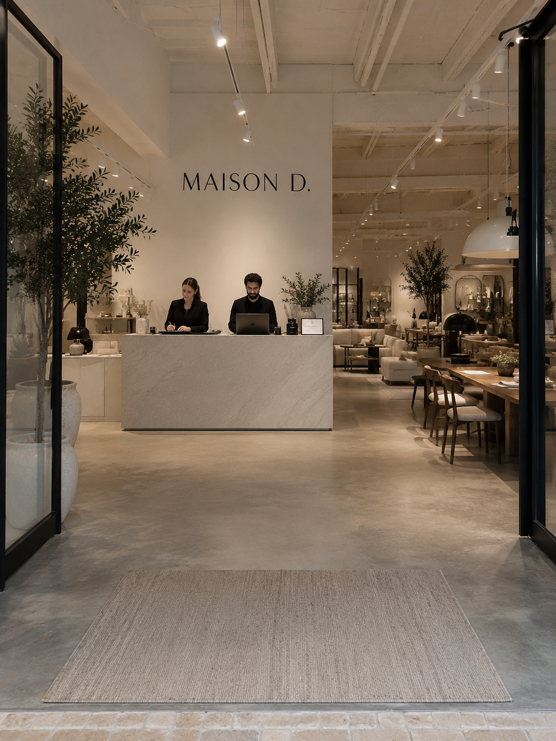 Maison D. — Accueil boutique