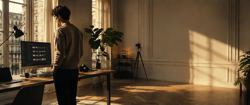 Production publicitaire par intelligence artificielle — extraits de vidéos et photos Brilz Agency